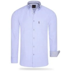 Cappuccino Italia Regular Fit Overhemd Baby Blue