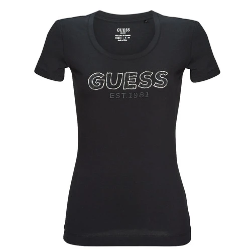 Guess Ss Rn Mesh Logo Tee